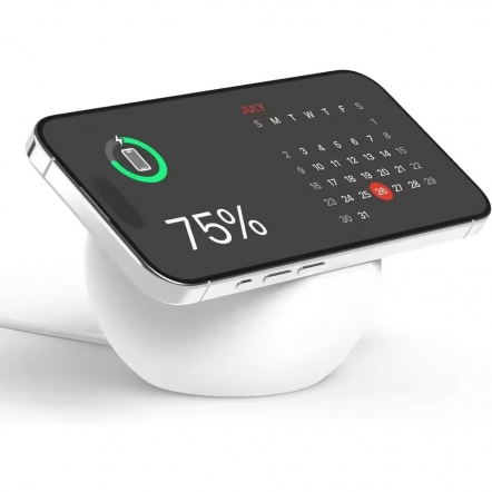 Siliconen iPhone houder voor MagSafe oplader
